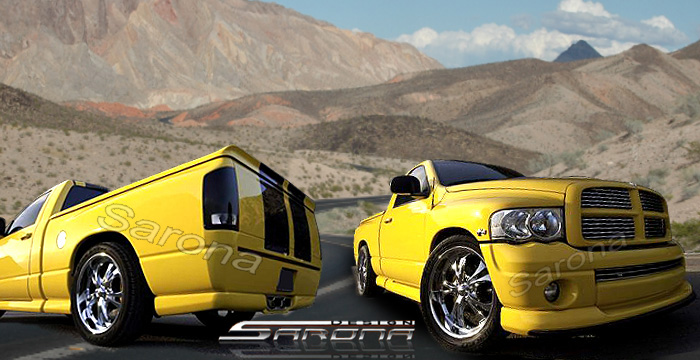 Custom Dodge Ram Pick up Body Kit  Truck (2002 - 2005) - $1350.00 (Part #DG-020-KT)